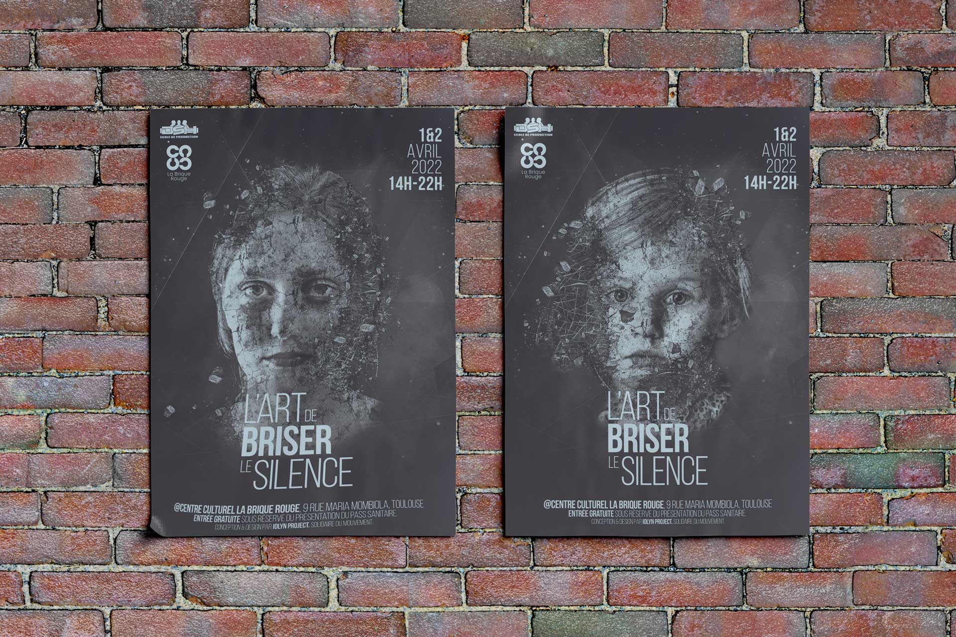 Affiche l'Art de Briser le Silence